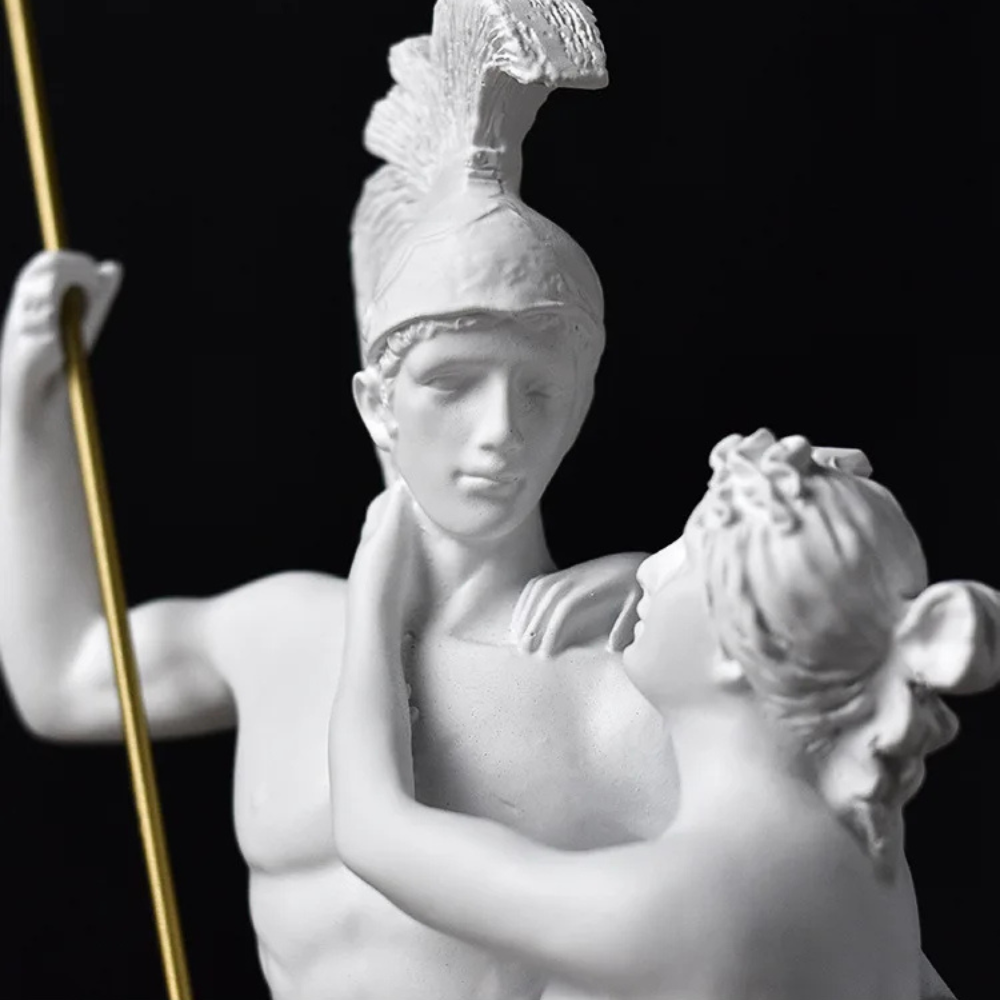 Ares & Aphrodite Sculpture – Divine Passion between War & Love