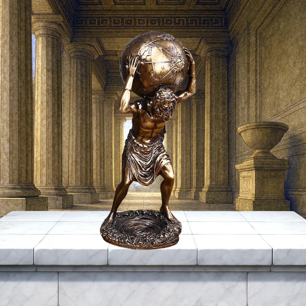 Sculptures of Atlas – Titan of Strength and Eternity