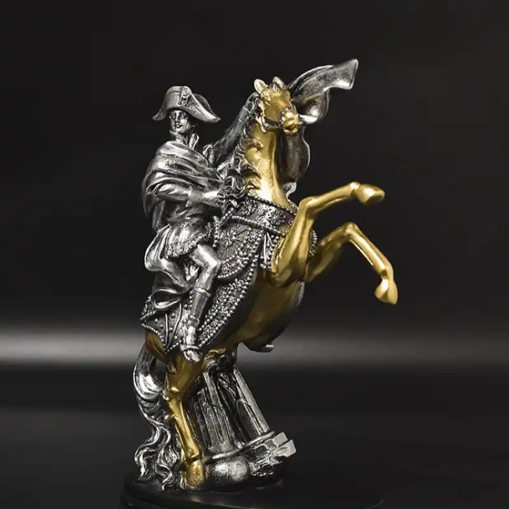 Decorative Mounted Warrior Statue – Napoléon Bonaparte & Knight Styles