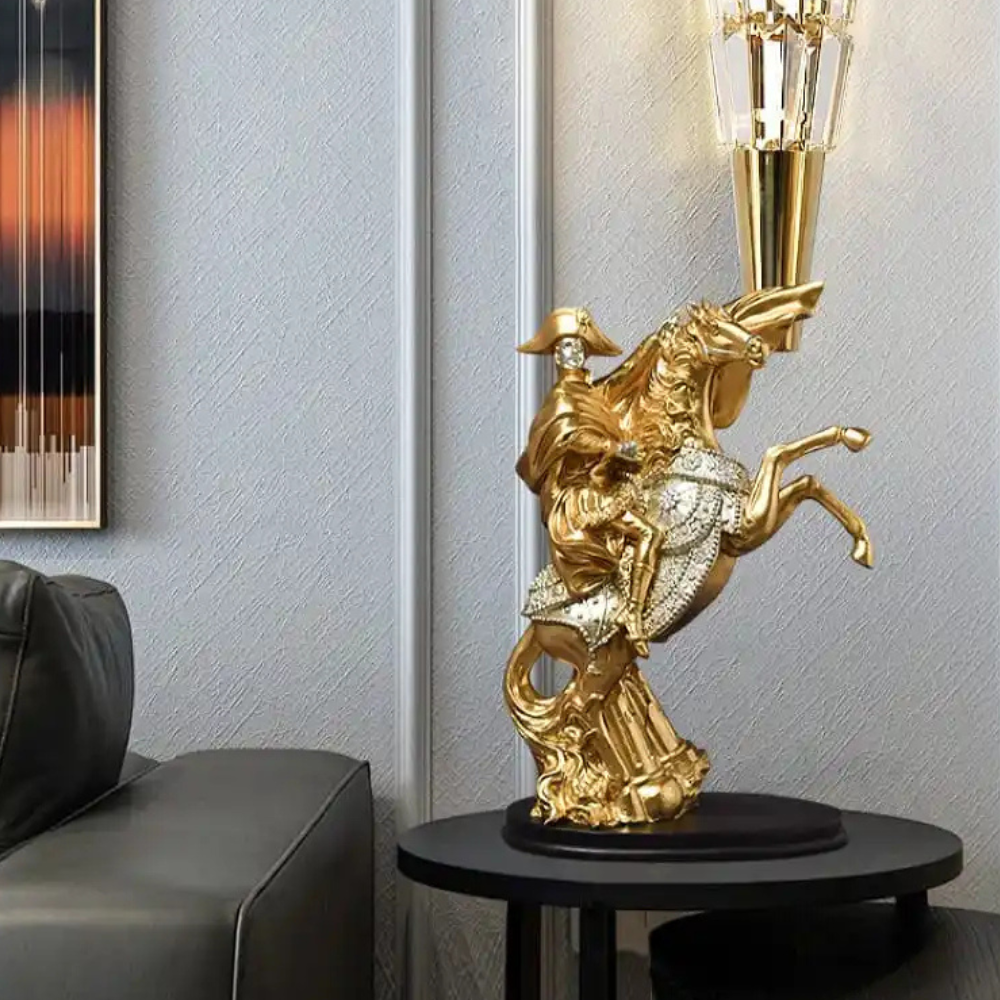 Decorative Mounted Warrior Statue – Napoléon Bonaparte & Knight Styles