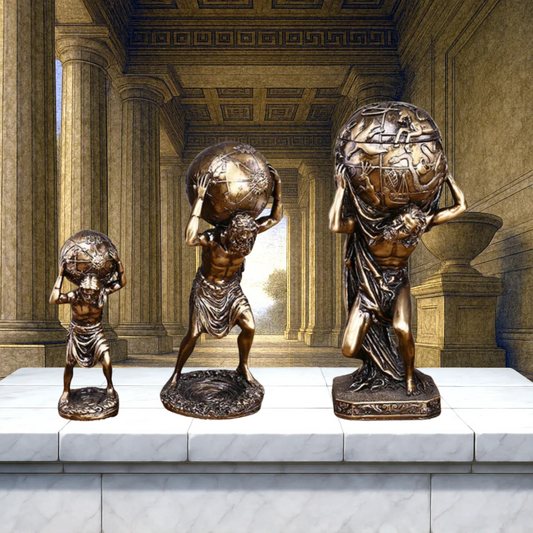 Sculptures of Atlas – Titan of Strength and Eternity