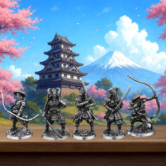 Miniature Samurai Warriors – Vintage Figurine Collection